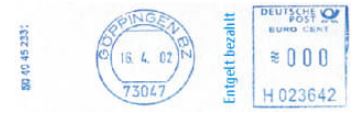 Mail-Shop | Frankierstreifen