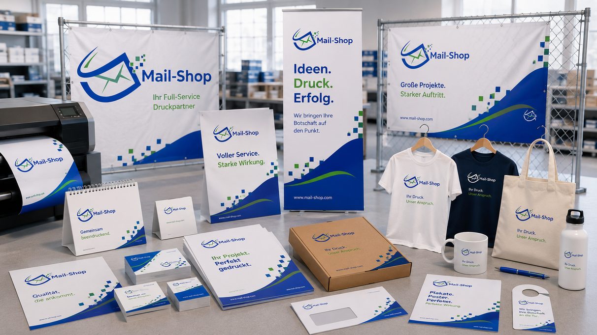 Druckservice über Vertragspartner bei Mail-Shop Göppingen