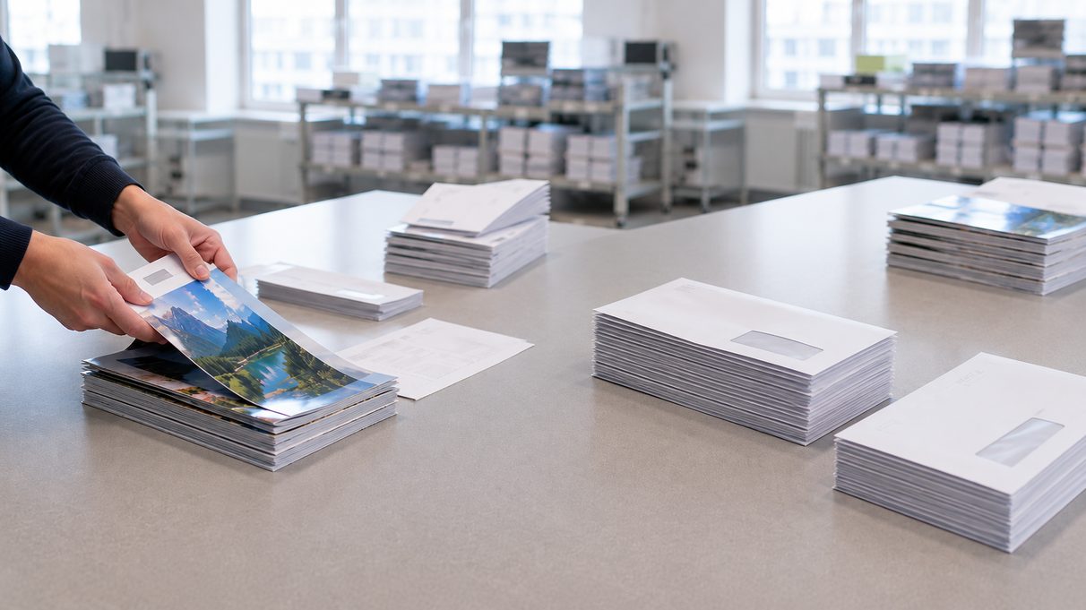 Manuelles Verpacken und Konfektionierung bei Mail-Shop Göppingen