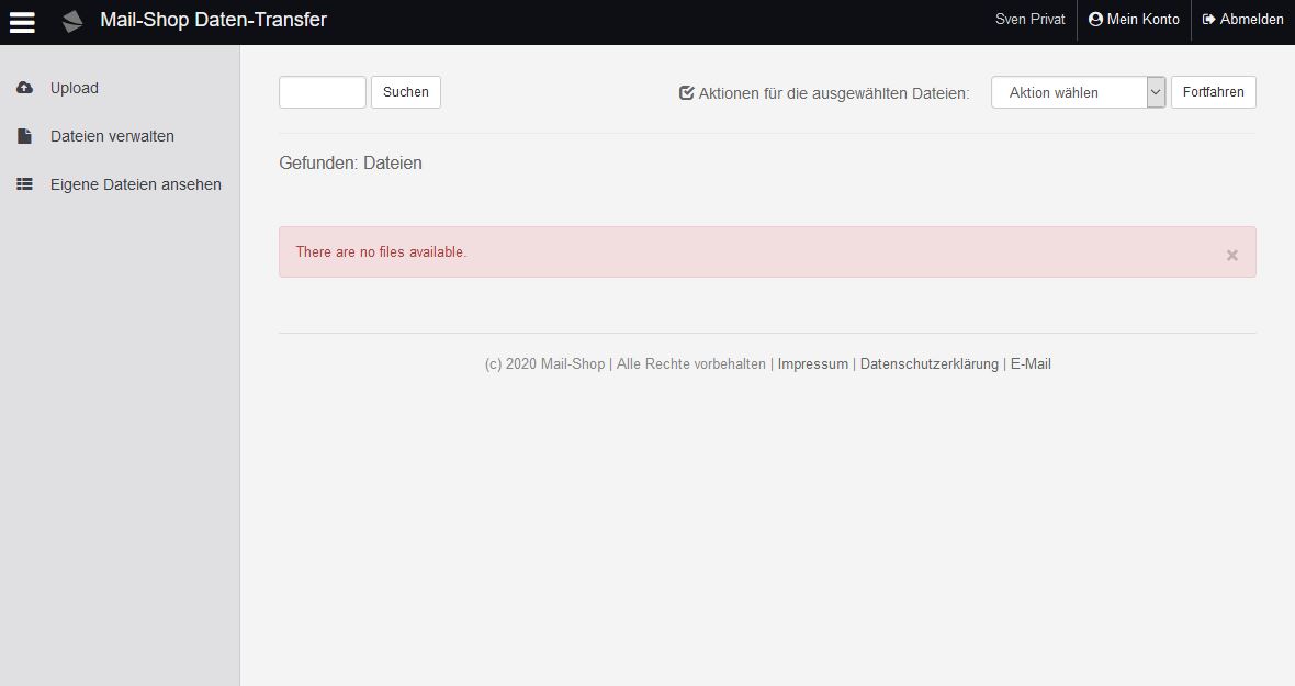 Die Oberfläche des Tools